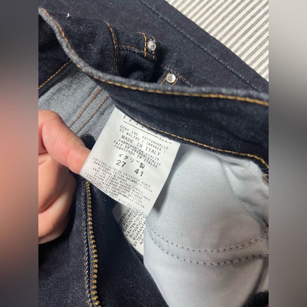 Dolce & Gabbana Vintage Y2K Dark Wash Jeans Size 27 NWT - Picture 6 of 6